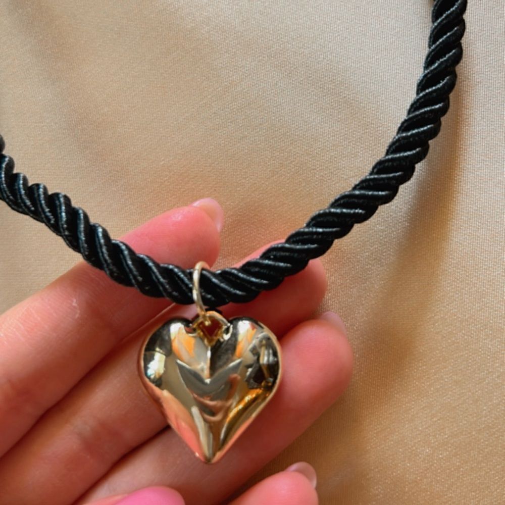 bohemian heart necklace A466 - Picture 2 of 2